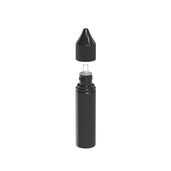 Comprar Chubby Gorilla Frasco unicornio de 20ml con reductor de flujo y evidencia de manipulación (frasco negro con tapa negra) al por mayor en España