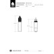 Comprar Chubby Gorilla Botella unicornio de 20 ml con reductor de flujo y evidencia de manipulación (botella blanca con tapa blanca) al por mayor en España