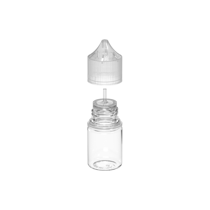 Comprar Chubby Gorilla Frasco unicornio corto de 20 ml con sello de seguridad (frasco transparente con cierre transparente) al por mayor en España