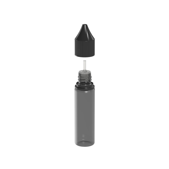 Comprar Chubby Gorilla Frasco unicornio CR de 20 ml con evidencia de manipulación (frasco negro translúcido con cierre negro) al por mayor en España