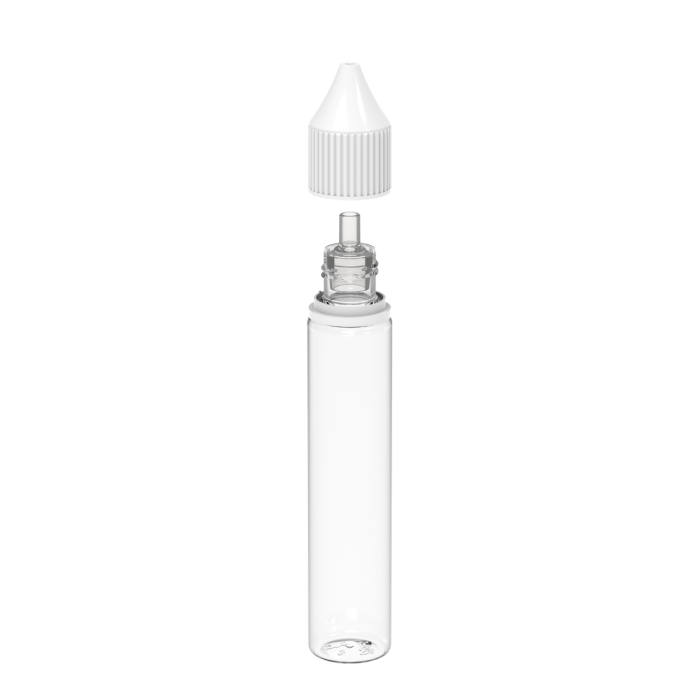 Comprar Chubby Gorilla Botella unicornio de 30 ml con reductor de crema y evidencia de manipulación (botella transparente con cierre blanco) al por mayor en España
