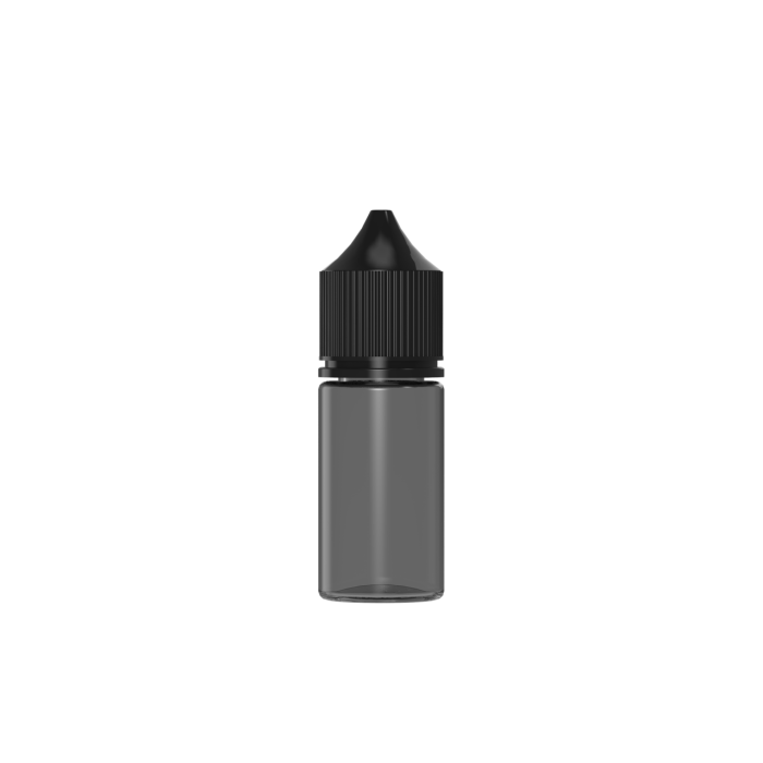 Comprar Chubby Gorilla Botella unicornio de 30 ml con tapa a prueba de manipulaciones (botella negra translúcida con cierre negro) al por mayor en España