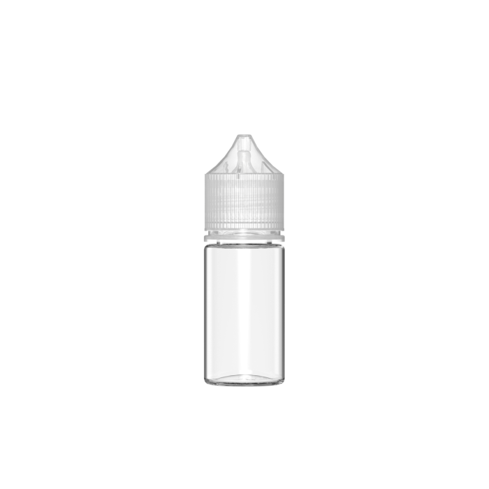 Comprar Chubby Gorilla Botella unicornio de 30ml con tapa a prueba de manipulaciones (botella transparente con cierre transparente) al por mayor en España