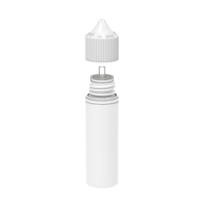 Comprar Chubby Gorilla Botella unicornio de 50 ml con reductor de flujo y evidencia de manipulación (botella blanca con tapa blanca) al por mayor en España