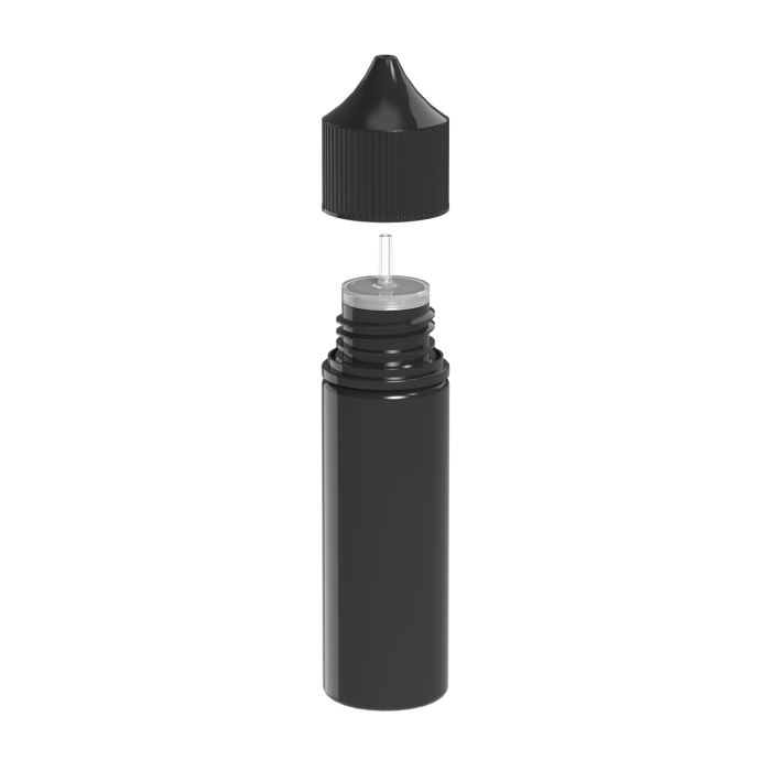 Comprar Chubby Gorilla Botella de unicornio CR de 50 ml con evidencia de manipulación (botella negra con cierre negro) al por mayor en España