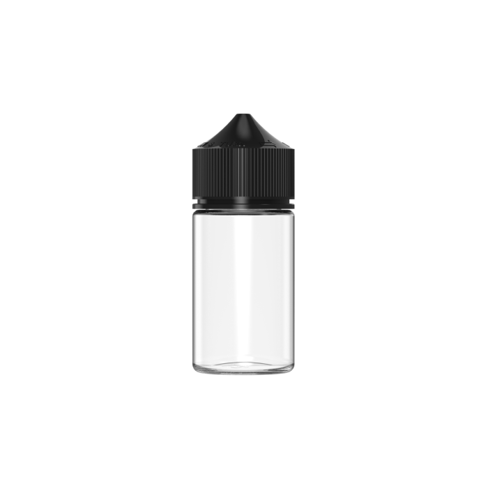 Comprar Chubby Gorilla Botella mini unicornio de 60 ml con evidencia de manipulación (botella transparente con cierre negro) al por mayor en España