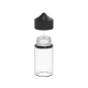 Comprar Chubby Gorilla Botella mini unicornio de 60 ml con evidencia de manipulación (botella transparente con cierre negro) al por mayor en España