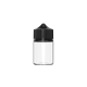 Comprar Chubby Gorilla Botella unicornio de 60ml con tapa a prueba de manipulaciones (botella transparente con cierre negro) al por mayor en España