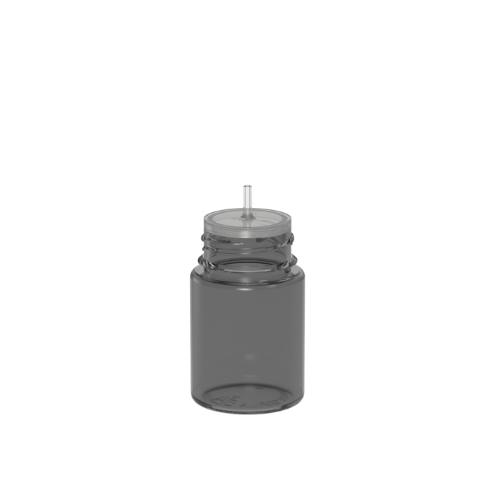 Comprar Chubby Gorilla Botella unicornio de 60ml con tapa a prueba de manipulaciones (botella negra translúcida con cierre negro) al por mayor en España