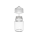 Comprar Chubby Gorilla Botella unicornio de 60 ml con tapa a prueba de manipulaciones (botella transparente con cierre transparente) al por mayor en España