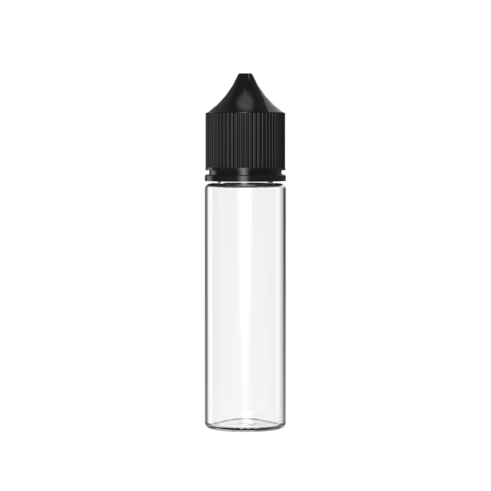 Comprar Chubby Gorilla Botella de unicornio CR de 60 ml con evidencia de manipulación (botella transparente con cierre negro) al por mayor en España