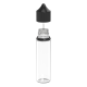 Comprar Chubby Gorilla Botella de unicornio CR de 60 ml con evidencia de manipulación (botella transparente con cierre negro) al por mayor en España