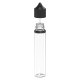 Comprar Chubby Gorilla Botella de unicornio CR de 75 ml con evidencia de manipulación (botella transparente con cierre negro) al por mayor en España