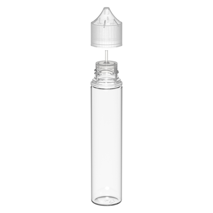 Comprar Chubby Gorilla Botella de unicornio CR de 75 ml con evidencia de manipulación (botella transparente con cierre transparente) al por mayor en España