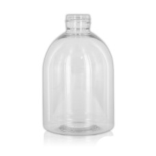 Frasco, 24/410, 250 ml, rosca, transparente, campana, PET