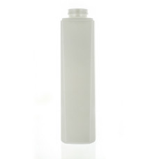 Frasco, cuello especial, 250 ml, tapa de presión, perla, cuadrada, HDPE - PONENTE