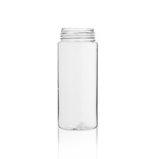Frasco, 30 mm, 50 ml, con tapa de rosca, transparente, cilíndrica, PETG, para bomba espumadora.