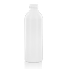 Frasco, 20/410, 100 ml, con tapa de rosca, blanca, cilíndrica, HDPE - POLIHENG