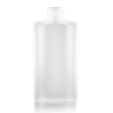 Frasco, 20/410, 100 ml, con tapa de rosca, natural, plana, PP.