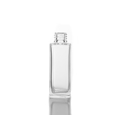 Frasco, 20/410, 50 ml, rosca, transparente, cuadrada, polímero de vidrio - SQUARE