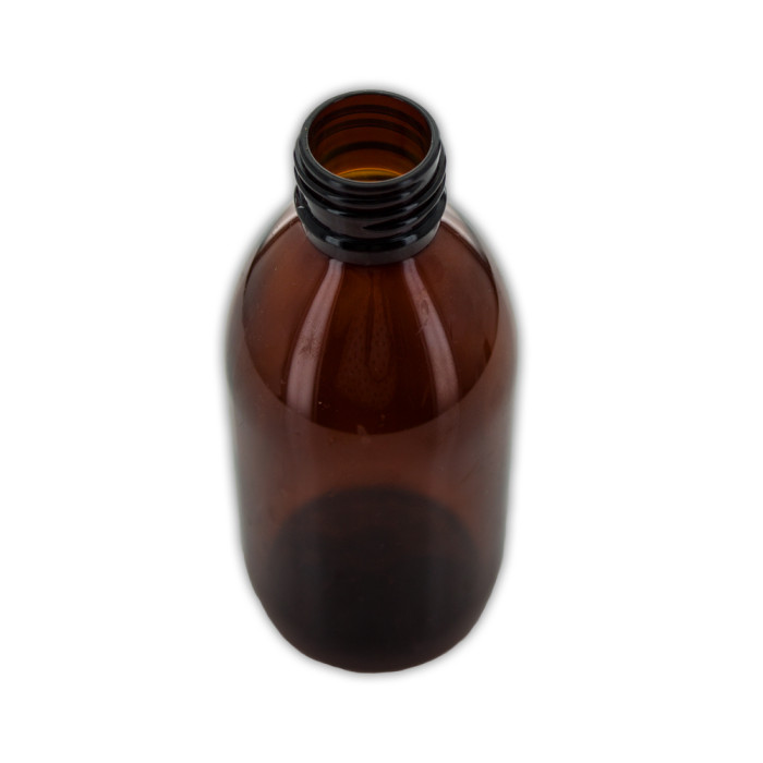 Comprar Frasco, 28/410, 250 ml, marrón, cilíndrica, PET, 21 g - para tapa a prueba de manipulaciones/CRC. al por mayor en España