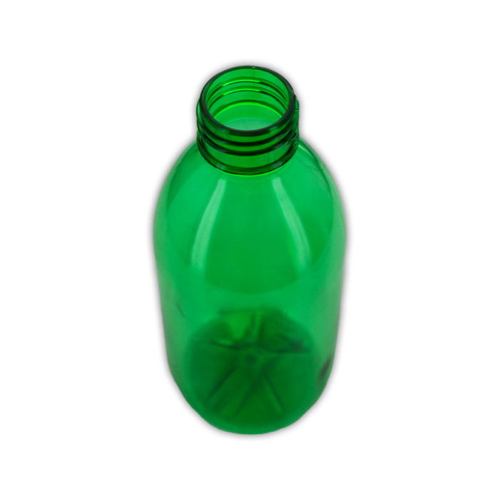 Comprar Frasco, 28/410, 250 ml, verde, cilíndrica, PET, 21 g - para tapa a prueba de manipulaciones/CRC. al por mayor en España