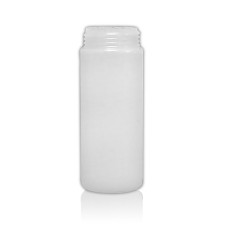 Frasco, 30 mm, 50 ml, con tapa de rosca, natural, cilíndrica, HDPE, espumador
