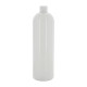 Comprar Frasco, 24/410, 500 ml, con tapa de rosca, blanco, redondo Boston, PET al por mayor en España