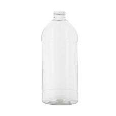 Botella, 28/410, 500 ml, con tapa de rosca, transparente, ovalada, PET.