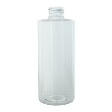 Frasco, 24/410, 250 ml, rosca, transparente, tubular, PET