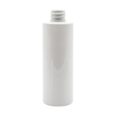 Frasco, 20/410, 100 ml, con tapa de rosca, blanca, tubular, PET