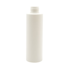 Frasco, 24/410 mm, 150 ml, con tapa de rosca, blanca, tubular - HDPE