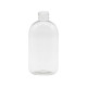 Comprar Frasco, 24/410, 250 ml, con tapa de rosca, transparente, redonda, 30% rPET al por mayor en España