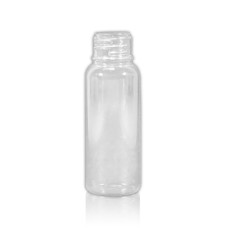 Frasco, 18/415, 20 ml, con tapa de rosca, transparente, cilíndrico, PET - FARMACÉUTICO