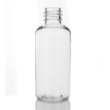 Frasco, 18/410, 50 ml, con tapa de rosca, transparente, cilíndrica, PET