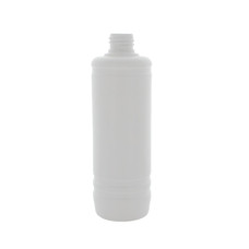 Frasco, 20/410, 150 ml, con tapa de rosca, blanca, cilíndrica, PE - POLIHENG