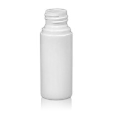 Frasco, 20/410, 30 ml, rosca, blanca, cilíndrica, 4,5 g, PE, para pulverizadores