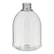 Frasco, 28/410, 500 ml, rosca, transparente, 26 g, PET - BELL