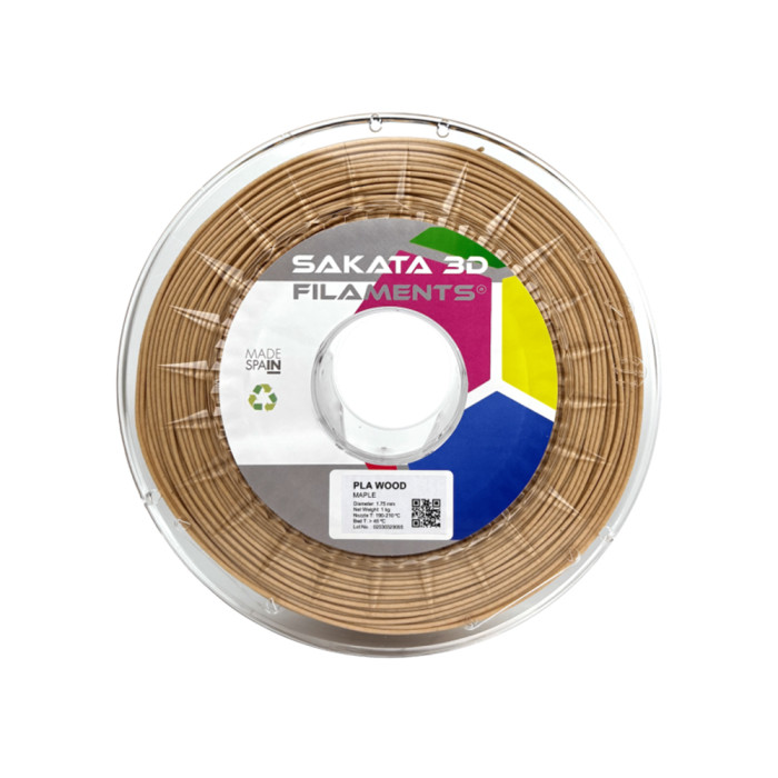 PLA 850 Texture Wood Maple (Arce) Sakata 3D 1,75 mm