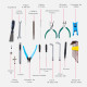 Kit de Herramientas Creality para Impresora 3D. Maletín Herramientas