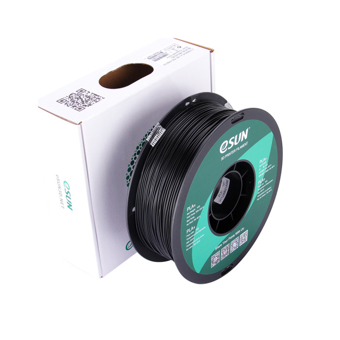 PLA+ eSUN Negro 1,75 mm