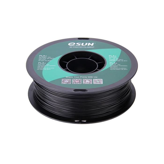PLA+ eSUN Negro 1,75 mm