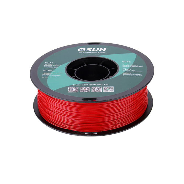 PLA+ eSUN Rojo Fire Engine Red 1,75 mm