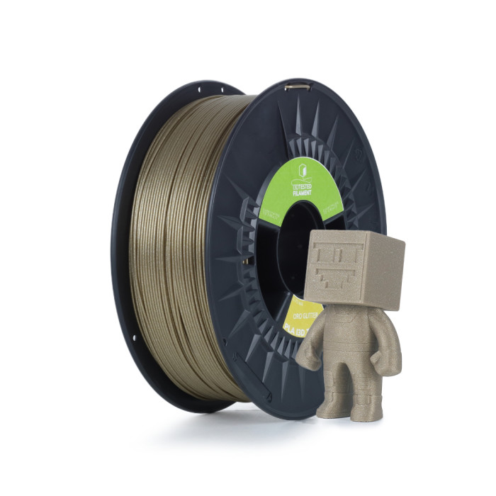PLA i3D Tested Glitter Oro 1.75 mm