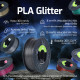 PLA i3D Tested Glitter Plata 1.75 mm