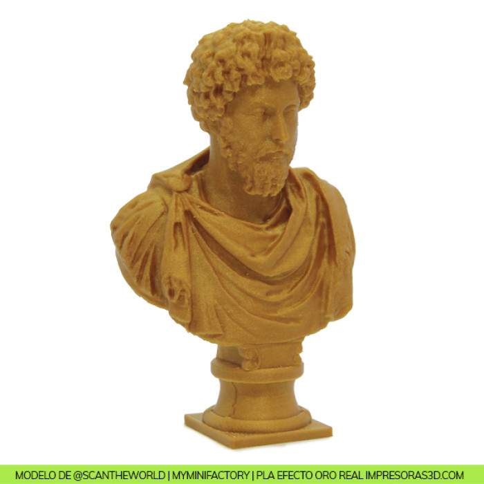 PLA i3D Tested Efecto Oro Real 1.75 mm