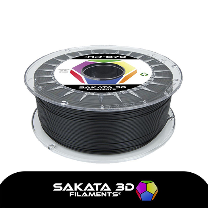 PLA HR-870 Sakata 3D Negro 1,75 mm