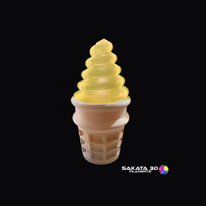 PLA 850 Sakata 3D Glass Amarillo (Amarillo Translúcido) 1,75 mm