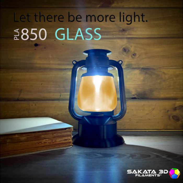 PLA 850 Sakata 3D Glass Naranja (Naranja Translúcido) 1,75 mm