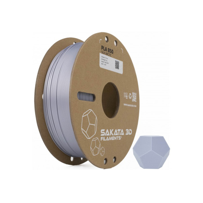 PLA 850 Sakata 3D Plata Seda (Silk Artic) 1,75 mm 1 Kg